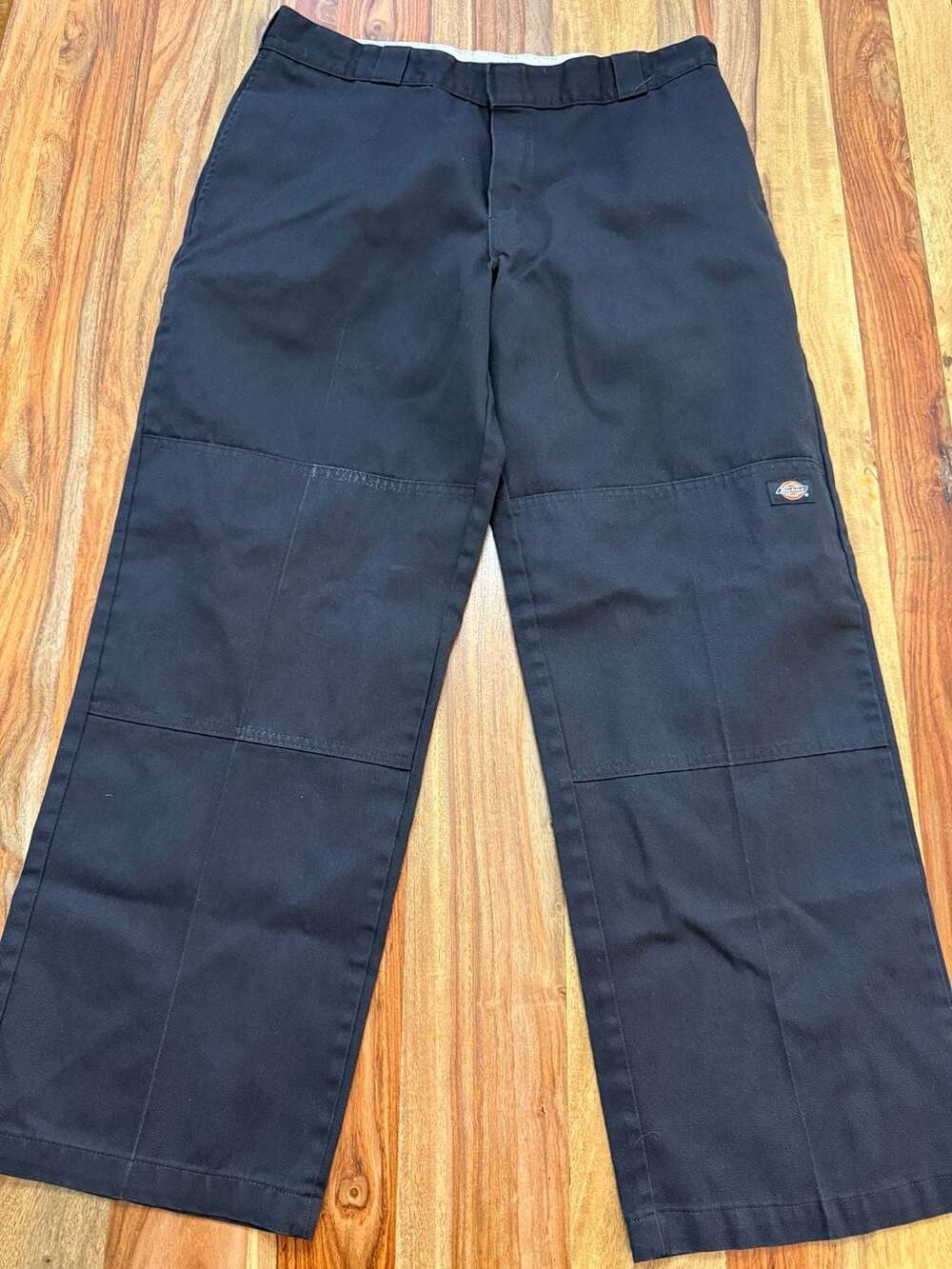 Dickies Loose Fit Double Knee Work Pants Black 36x30